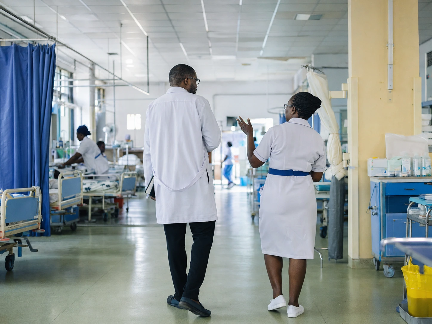 Consulting fieldwork inside a client hospital during an operational diagnostic