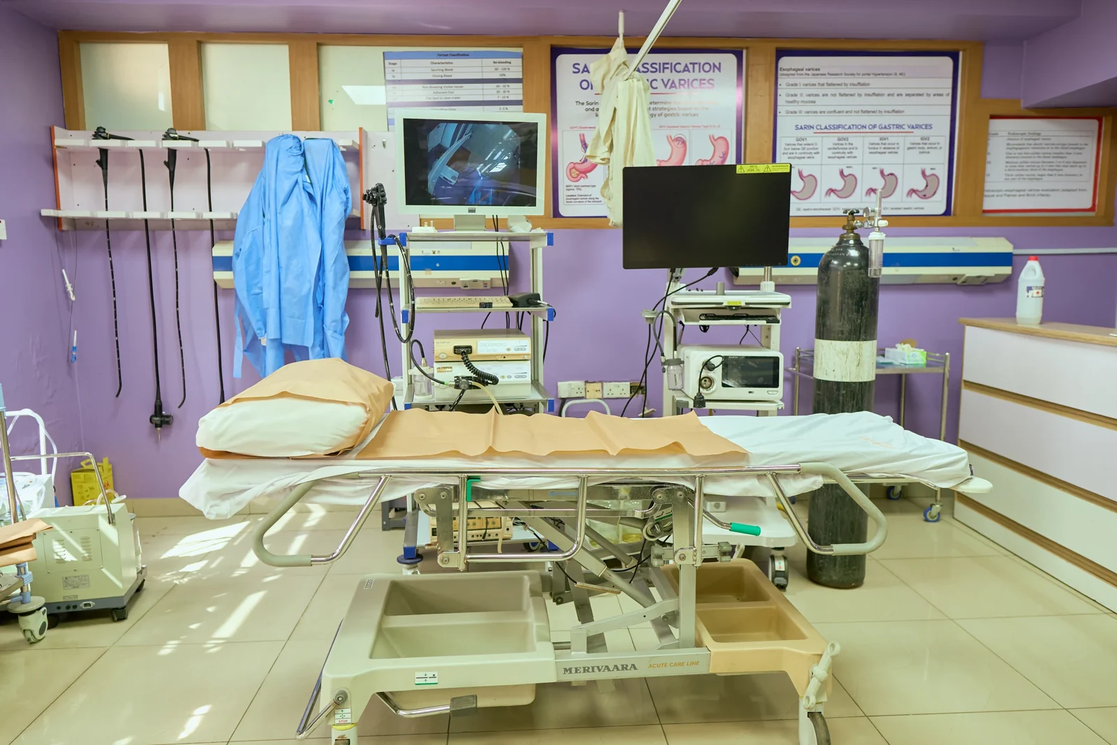 Procedure room at Zendale Endoscopy Centre