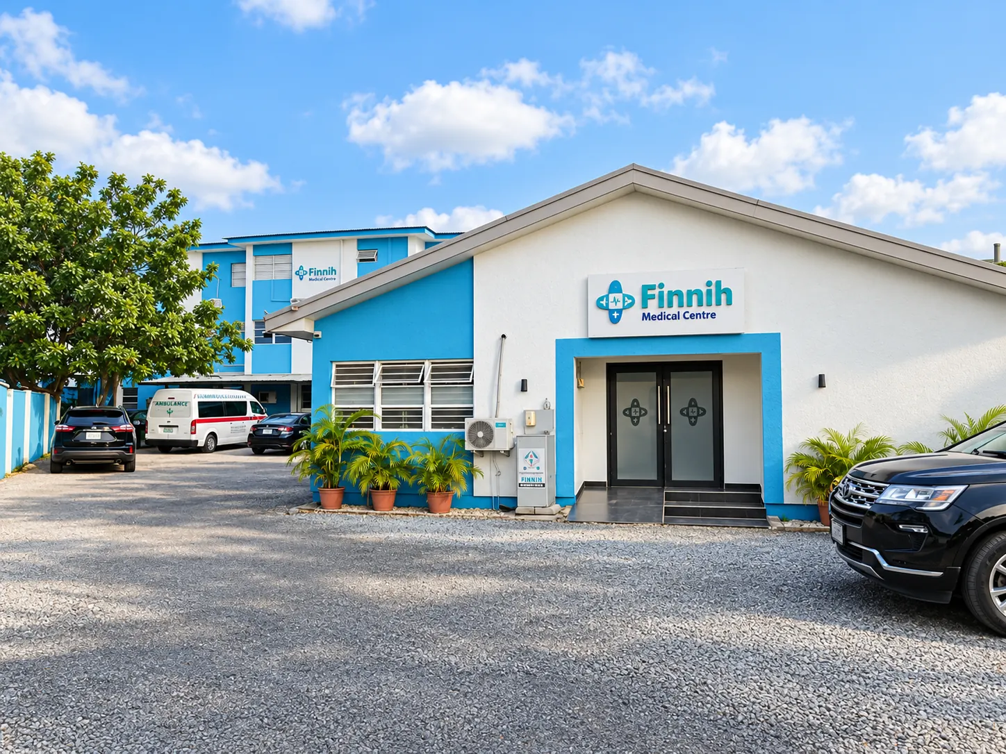 Exterior of Finnih Medical Centre